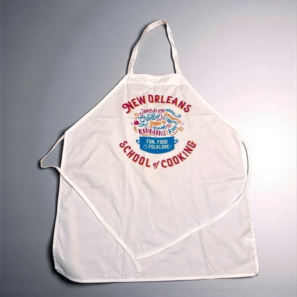 New Orleans School of Cooking Apron NWT NOLA Gift